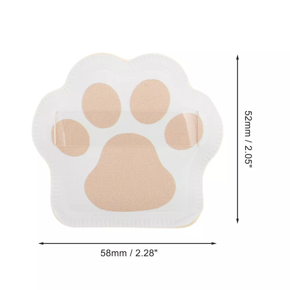 Cat Paw Shaped Wet Dry Dual Use Facial Powder Puff