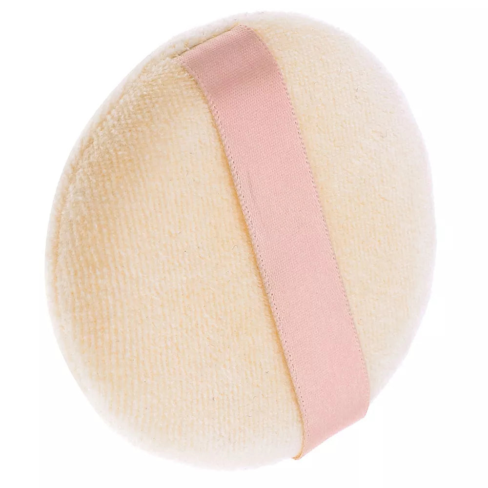 Round Terry Sponge Facial Powder Puff