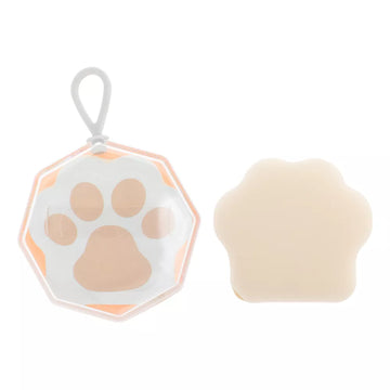 Cat Paw Shaped Wet Dry Dual Use Facial Powder Puff